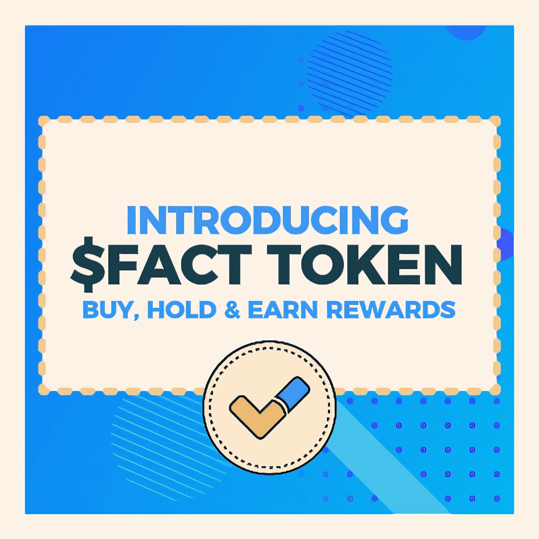 FACTteam's tweet photo. Join the future of blockchain with Fact Token. Invest today and start earning.
Visit us: https://t.co/gBNCCgTQDX #FactToken
#CryptoRewards #BlockchainInnovation https://t.co/Rqd5WB8ZSW