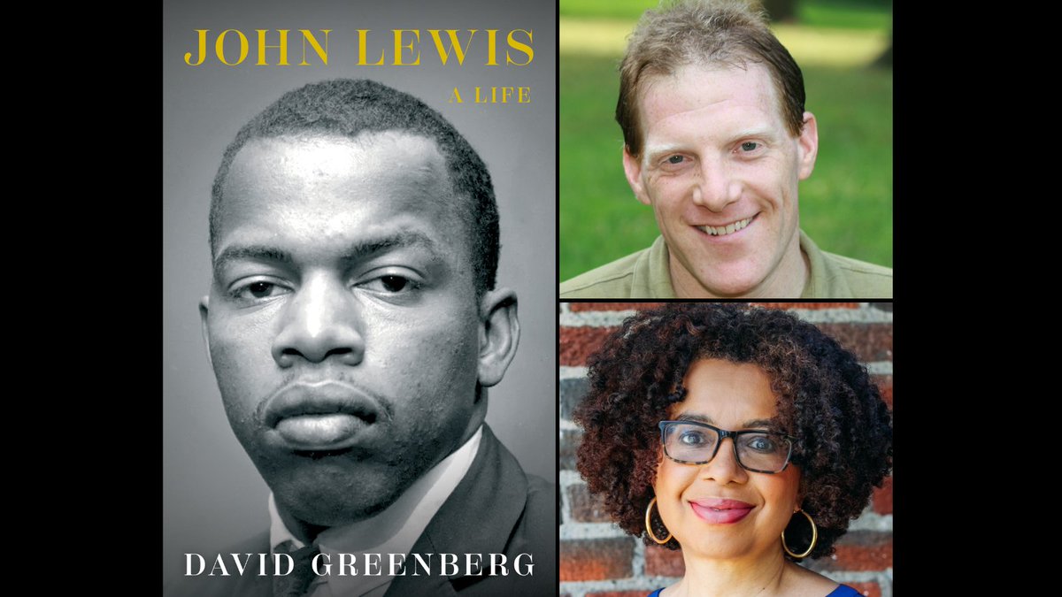 Tues, 10/29, 6:30p ET - presenting "John Lewis: A Life - David Greenberg in Conversation with Rachel L. Swarns" - reserve to join us in NYC or online: gc.cuny.edu/events/john-le… <a href="/republicofspin/">David Greenberg</a> <a href="/simonschuster/">Simon & Schuster</a>