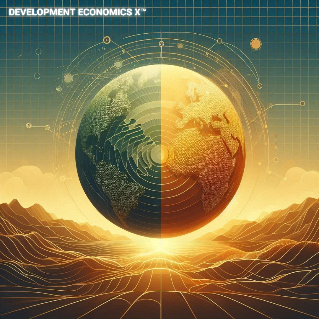 DevEconX's tweet image. Two worlds. One path forward. At Development Economics X, we illuminate the bridge from data to development, turning insights into impact. Every breakthrough brings us closer to a more equitable world. #DevelopmentEconomics #GlobalProgress