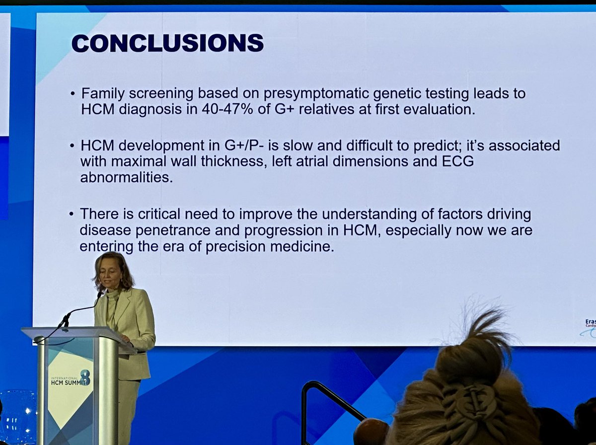 A/Prof Jodie Ingles (@jodieingles27) on Twitter photo Michelle Michels presenting the current thinking around genotype-positive phenotype-negative HCM #hcmsummit8 <a href="/HCMSummit/">The International HCM Summit</a> Michelle Michels presenting the current thinking around genotype-positive phenotype-negative HCM #hcmsummit8 <a href="/HCMSummit/">The International HCM Summit</a>