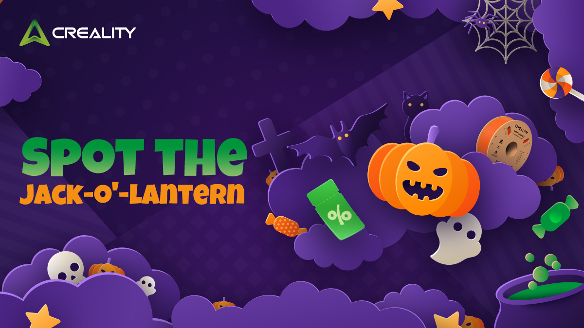 🎃 Spot the Jack-O'-Lantern, Win Ender-3 V3 Plus 🎃
#Creality #Halloween
Think you have sharp eyes to spot them all? 🕵️
Join our Spot the Jack-O'-Lantern Challenge now!
🔗 creality.com/pages/spot-the…

🕸️ How to Enter? 🕸️ 
🧙‍♀️ Follow me, RT+Like this post
🎃 Click the 🔗 above to join