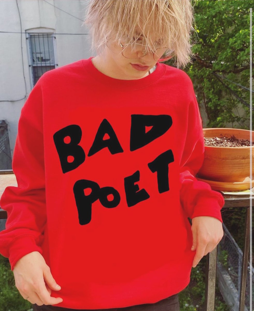 ๐๐๐๐๐๐ ๐๐ก (@wonder_press) on Twitter photo โค๏ธโ๐ฉนBad Poet crew neck โค๏ธโ๐ฉน Now available in limited quantities and sizes. wonder-publishing.com/product/bad-poโฆ โค๏ธโ๐ฉนBad Poet crew neck โค๏ธโ๐ฉน Now available in limited quantities and sizes. wonder-publishing.com/product/bad-poโฆ