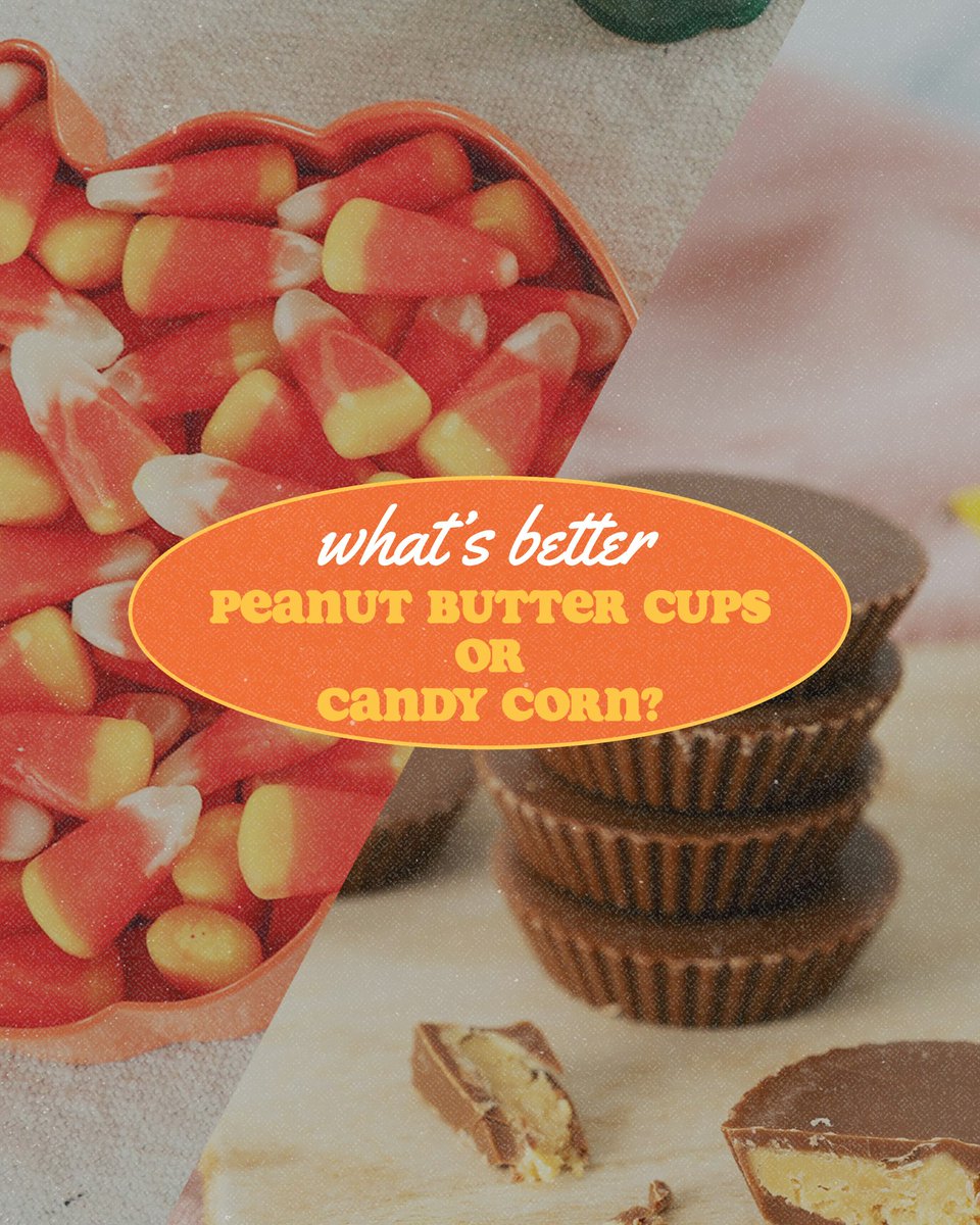 concordjc's tweet image. 🍫🌽 Battle of the Fall Favorites 🌽🍫
Which one are you grabbing first: Peanut Butter Cups 🥜 or Candy Corn? 🍬

Let the great candy debate begin! Vote in the comments and let us know who wins! 🙌

#CandyDebate #FallFaves #SweetToothShowdown #TeamReeses #TeamCandyCorn