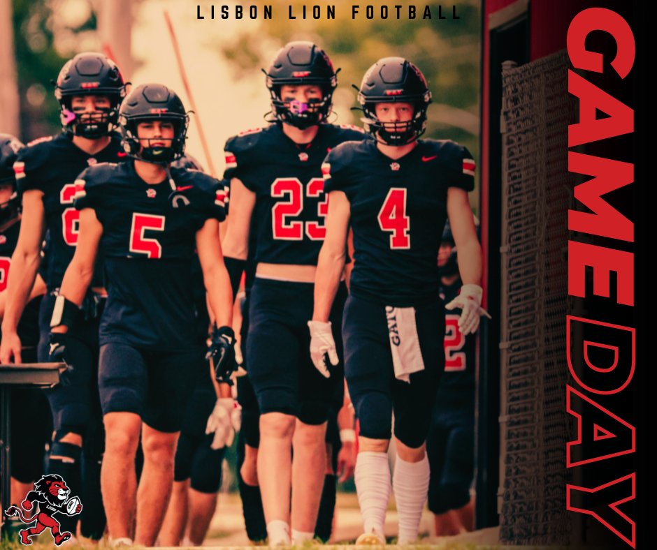 🗣️ It's time for... PLAYOFF FOOTBALL‼️
🆚 &gt;&gt; Starmont Stars
🏟️&gt;&gt; Walmer Field
📍&gt;&gt; Lisbon, IA
🕖&gt;&gt; 7:00 PM

TICKETS + LIVESTREAM
🎟️&gt;&gt; iahsaa.org/tickets/
💻&gt;&gt; bit.ly/LISBONLIONS
