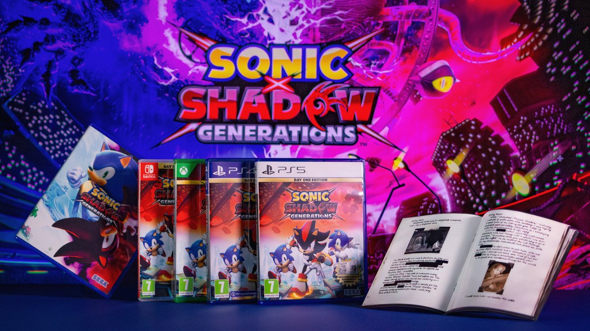 SEGA's tweet image. If you pre-ordered the physical edition, you also get the Japanese cover art! 😍
