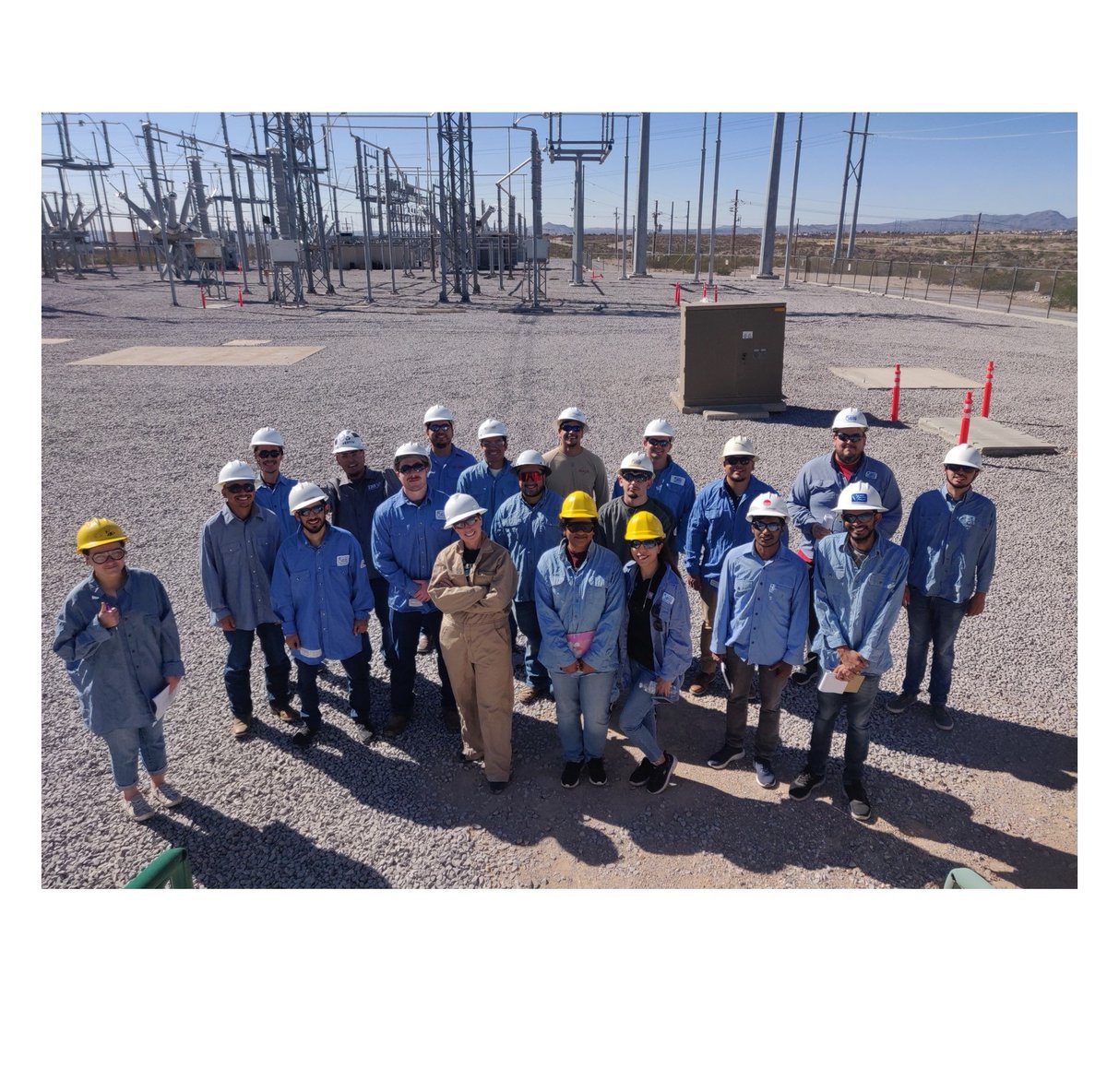 That was HOT! Thanks @elpasoelectric and Andrew      Garcia for the tour of a HV substation for our <a href="/nmsu/">New Mexico State</a>_engr students.      Everyone learned a lot about switchgear and HV transformers. #SmartGrid #GoAggies      #BeBold #ElevateResearch #womeninSTEM @nmsu