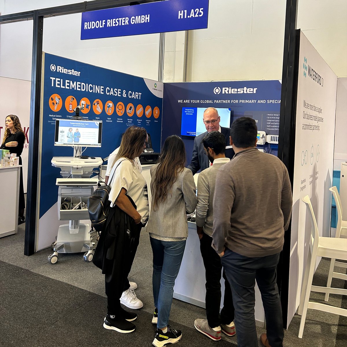 RudolfRiester's tweet photo. The Riester team had an incredible experience at this year’s Africa Health Exhibition!  Thank you to everyone who visited our booth and shared a vision for accessible, high-quality care. 

#AfricaHealth2024 #Riester #HealthcareInnovation #CapeTown #Riester #Telemedicine https://t.co/TeTphbnQp5
