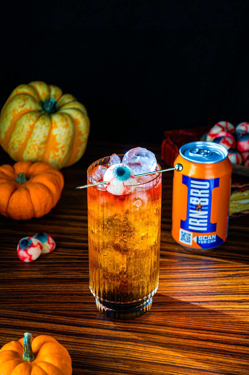 IRN-BRU (@irnbru) on Twitter photo Sup witches 🧙♀️Ready your cauldrons for <a href="/Ginanddomic/">Dominic Scullion</a>'s new cocktail/mocktail recipe: Black Magic 🔮
Ingredients
200ml IRN-BRU
15ml Charcoal Powder Sugar Syrup (mix 1tsp of powder with sugar syrup)
20ml Cranberry Juice
#IRNBRU #Halloween2024 #HalloweenCocktails #Mocktails Sup witches 🧙♀️Ready your cauldrons for <a href="/Ginanddomic/">Dominic Scullion</a>'s new cocktail/mocktail recipe: Black Magic 🔮
Ingredients
200ml IRN-BRU
15ml Charcoal Powder Sugar Syrup (mix 1tsp of powder with sugar syrup)
20ml Cranberry Juice
#IRNBRU #Halloween2024 #HalloweenCocktails #Mocktails