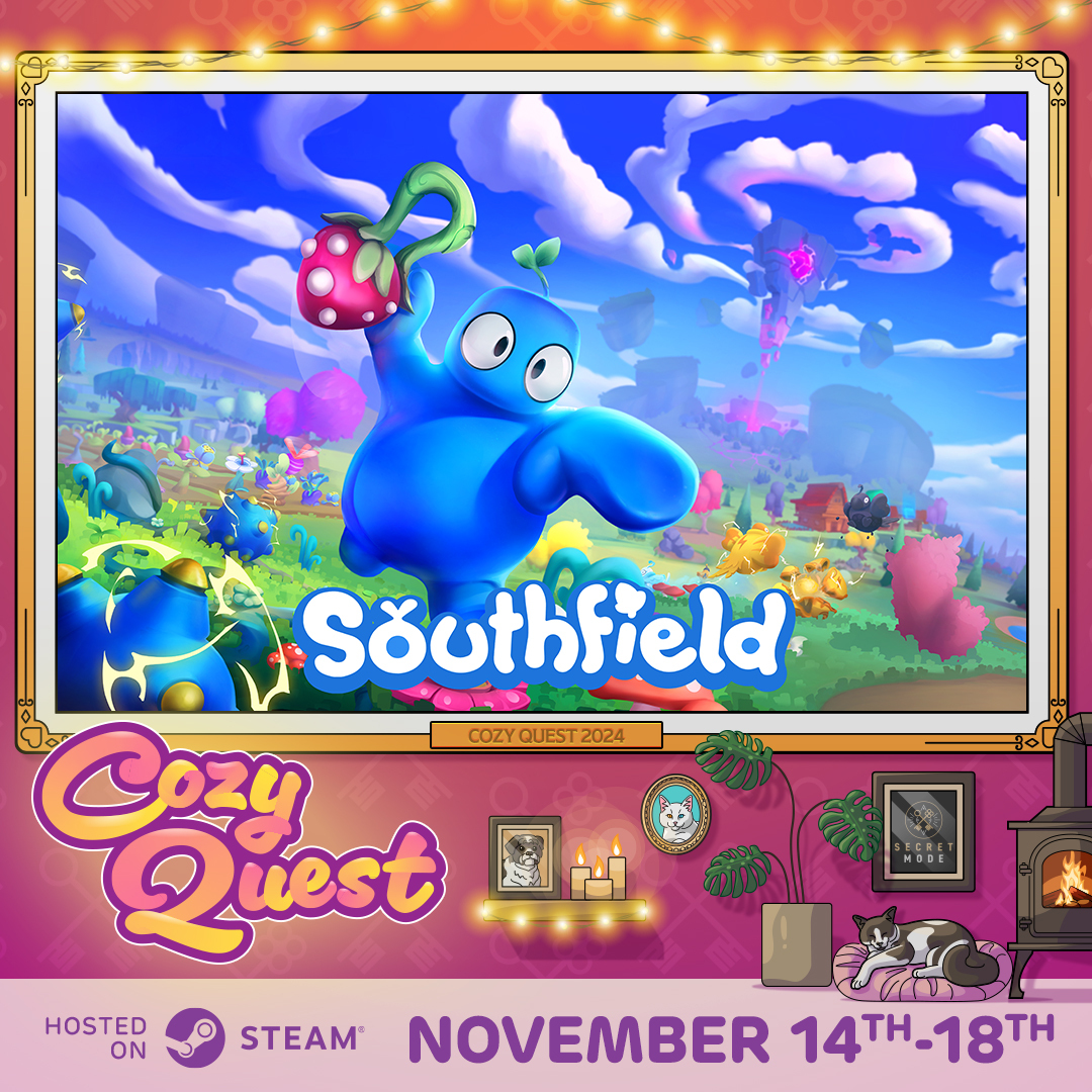Southfield 🌱 (@southfieldgame) on Twitter photo We are so excited to announce that we will be part of #CozyQuest from November 14th-18th this year thanks to our Bud(dies) at
<a href="/WeAreSecretMode/">Secret Mode</a> We are so excited to announce that we will be part of #CozyQuest from November 14th-18th this year thanks to our Bud(dies) at
<a href="/WeAreSecretMode/">Secret Mode</a>
