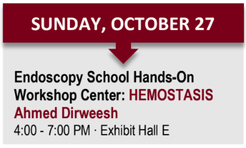 UMN_GIHep's tweet image. Don't miss this #ACG2024 Endoscopy Hand-On Workshop led by Dr. Ahmed Dirweesh today! #Hemostasis #endoscopy @AmCollegeGastro @DirweeshMD