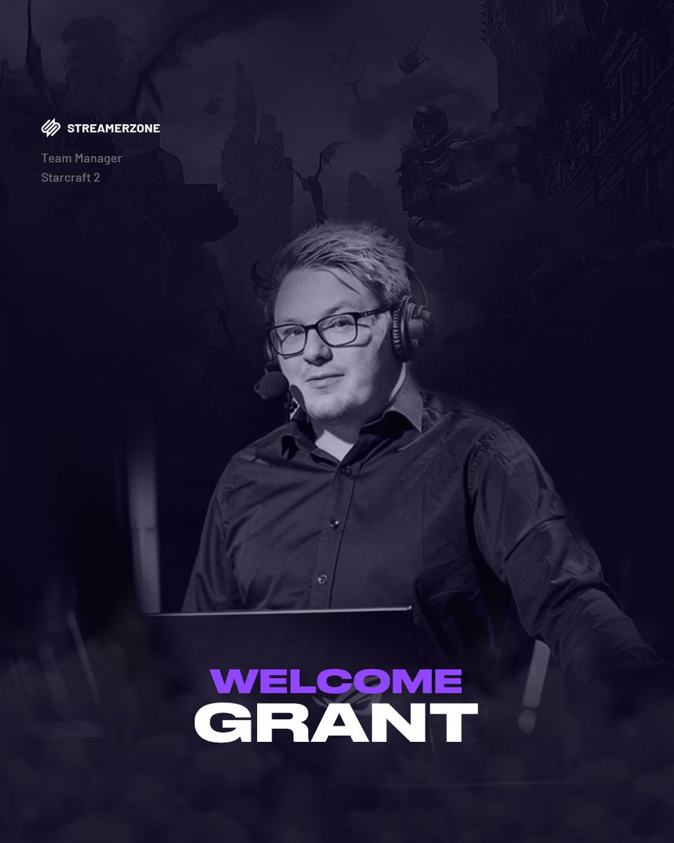We’re thrilled to welcome Grant as our new Starcraft 2 Team Manager! After years of dedication to SC2 as a caster, event staff and player he’s now bringing his expertise and passion to lead our team. We’re excited for this next chapter together!

Join us in welcoming Grant!
