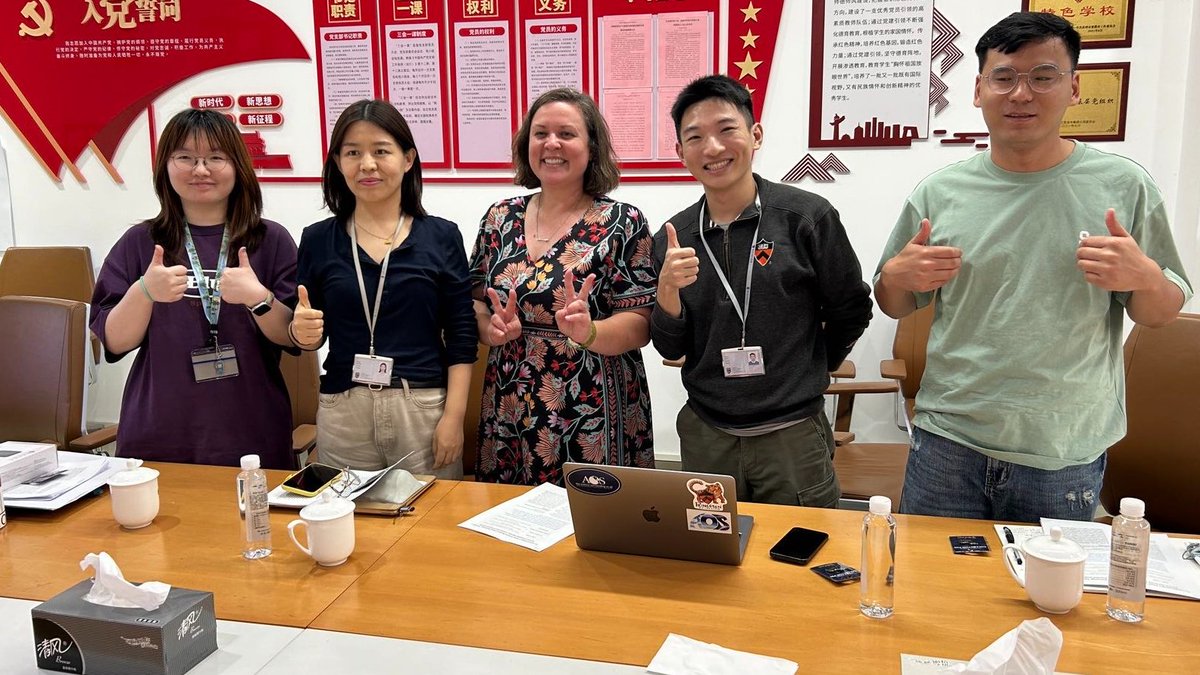 Marie Himes (@mhimes_ncsu) on Twitter photo Sarah Bausell, <a href="/Drinkofwalter/">Amy Walter</a>, and I are still basking in the joy and reflecting on the <a href="/FridayInstitute/">Friday Institute</a> <a href="/newlit/">New Literacies</a>'s annual partnership visit to Suzhou North America High School (SNA). Here are some 📸 highlights from our time with SNA leadership, teachers, and students. Sarah Bausell, <a href="/Drinkofwalter/">Amy Walter</a>, and I are still basking in the joy and reflecting on the <a href="/FridayInstitute/">Friday Institute</a> <a href="/newlit/">New Literacies</a>'s annual partnership visit to Suzhou North America High School (SNA). Here are some 📸 highlights from our time with SNA leadership, teachers, and students.