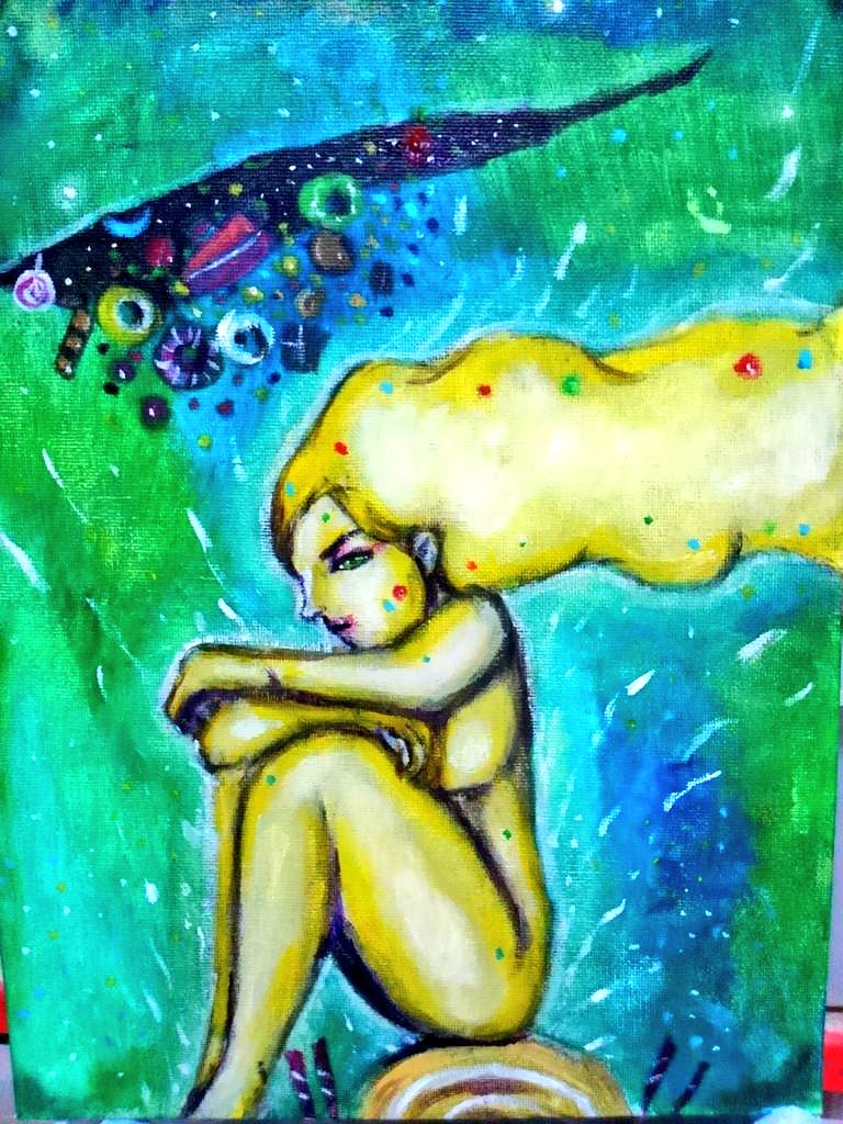 四十にして惑わず。
孔子の言葉ですが、未だに迷いだらけです。
どんなに作風を変えようが、色んな作家を研究しようが、私の"絵"が出来ていないのです。
本当のブレイクスルーが訪れておりません。
毎朝、毎晩、毎日、自問自答しても展望が、ビジョンが靄がかかり見えません。
新しい命を創りたい。