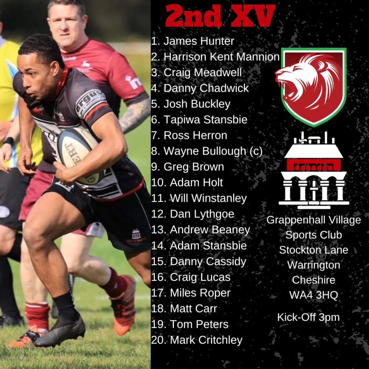 With no 1st team game tomorrow, all the attention turns to our undefeated 2nd team who travel to @warringtonrufc looking to continue the great start to the season.

Kick-off 3pm

#wiganrufc #wiganjuniors #rugbyfamily #upthepigs #pigspigspigs