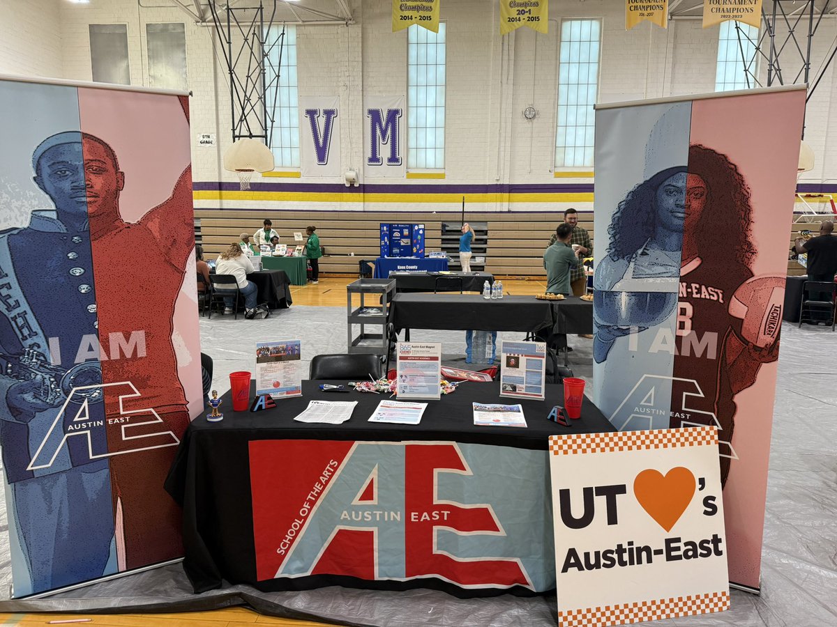 Love coming to Vine to talk about everything we offer at Austin-East! ❤️🩵💜💛 #2800made #beepbeep