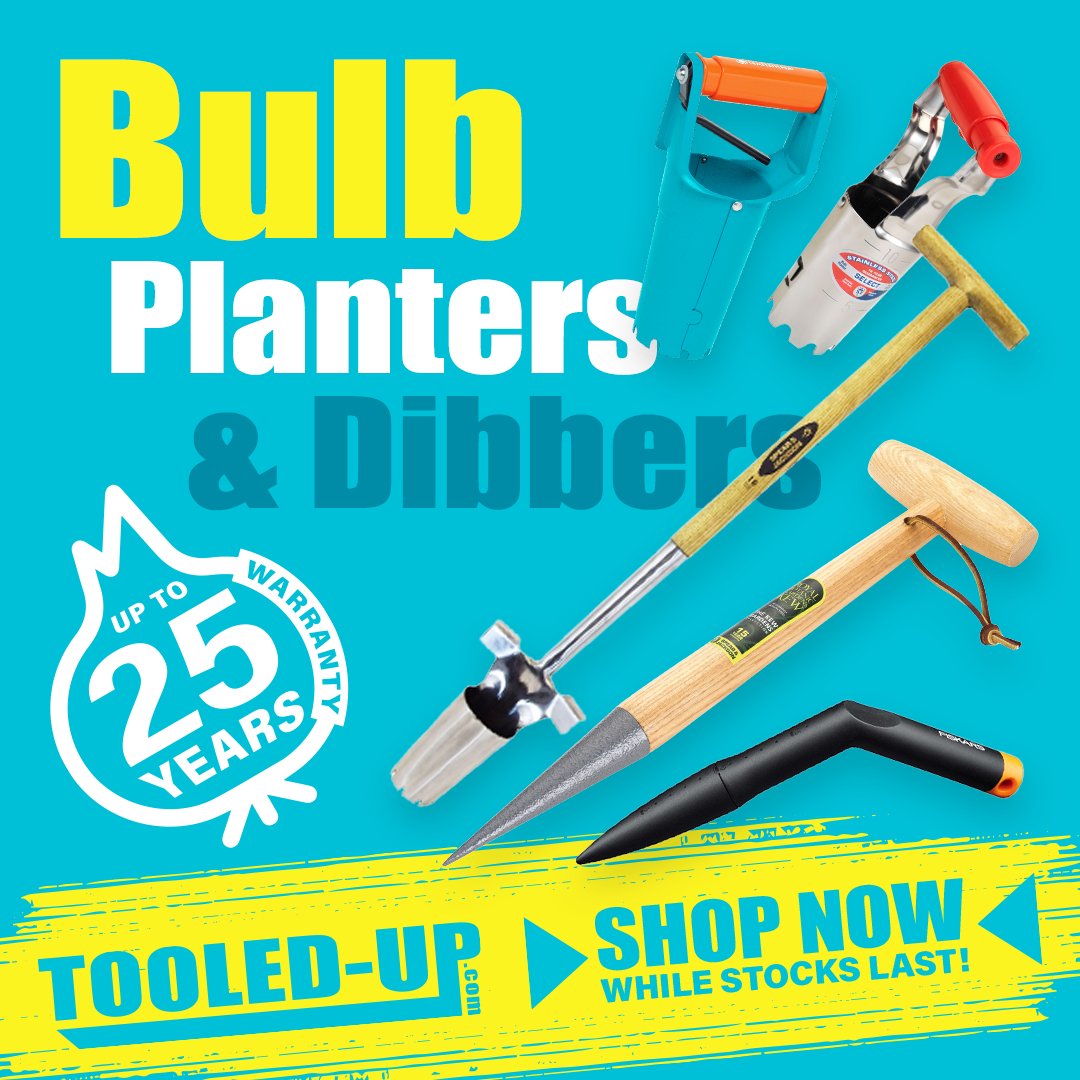 TooledUpDotCom's tweet image. Bulb planting season is here 🌱 Enjoy blooms with up to 25 years guarantee! 🌷

Shop here: bit.ly/4e49fbv  👈