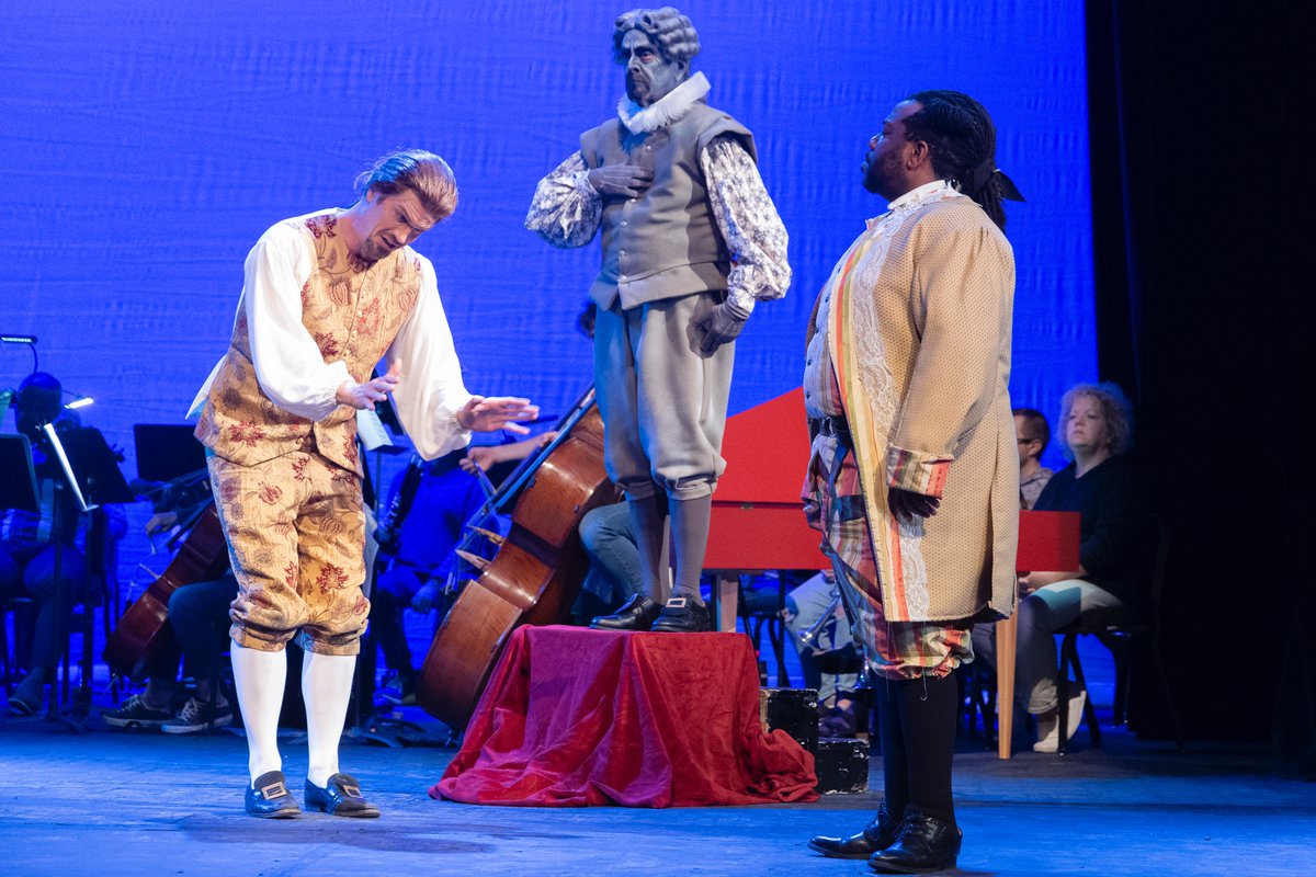 GreensboroOpera's tweet photo. Happy World Opera Day! 
Today, we celebrate the power of opera! 
Join us TONIGHT for DON GIOVANNI at Greensboro College. Tickets for tonight and a Sunday matinee performance are available at https://t.co/k3zGibvO3b
#dongiovanni #WorldOperaDay #greensboroopera #greensboronc https://t.co/brZKEE43SZ