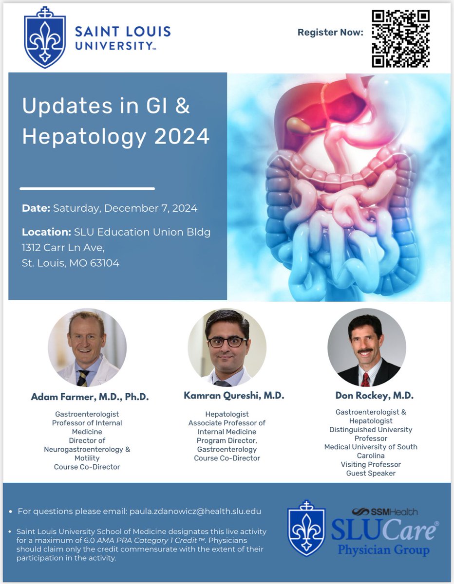 Join us 12/7/2024 for this excellent conference!! Register now via the link: 

slu.cloud-cme.com/course/courseo…