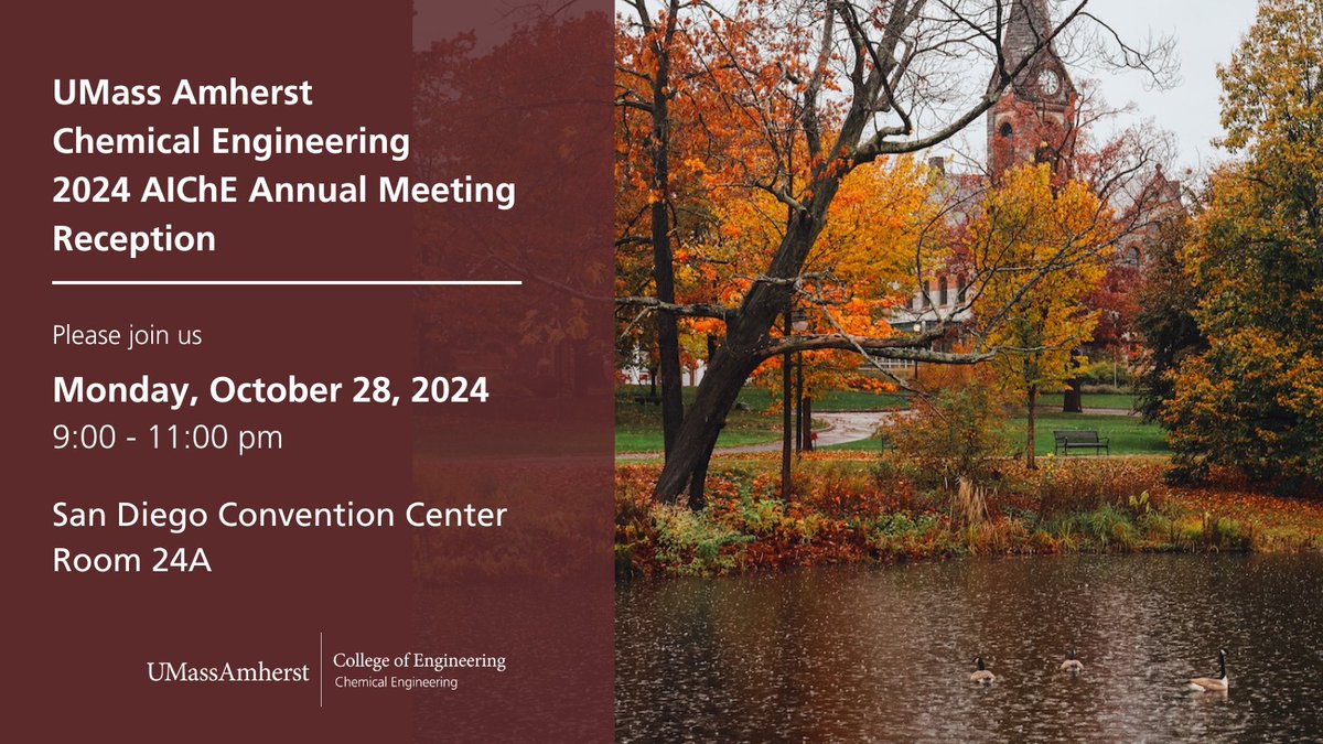 UMass Amherst Chemical Engineering (@umasschemeng) on Twitter photo 