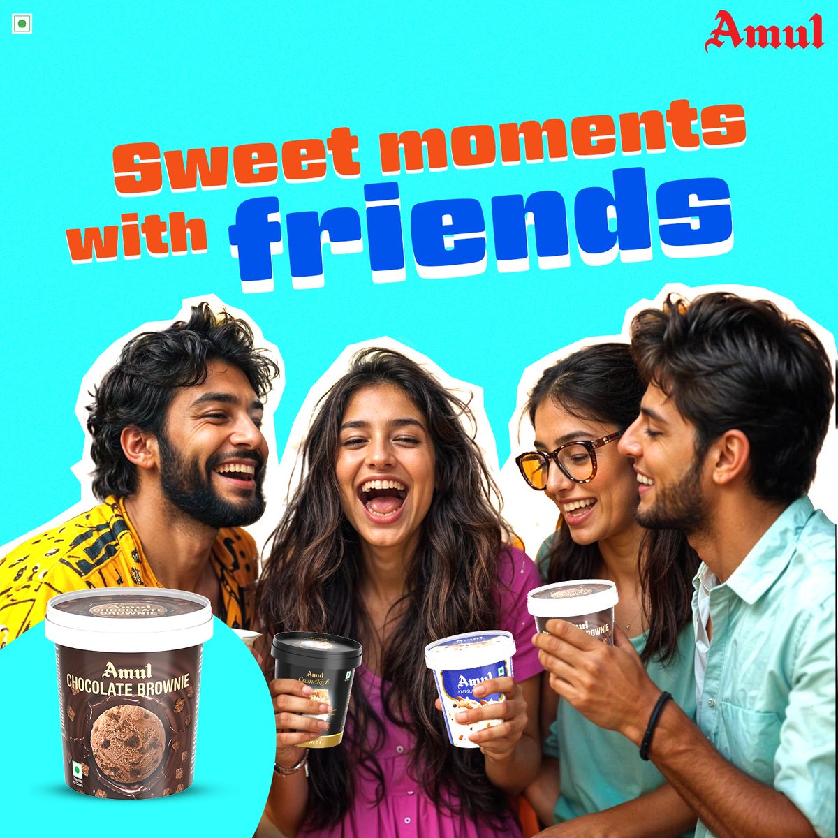 Amul_Coop's tweet photo. That's too many sweets, said no one ever! Dive in and enjoy your festive celebrations today.

#Amul #AmulChocolate #AmulIceCream #AmulMithai #Diwali https://t.co/xSHcrpx2UT