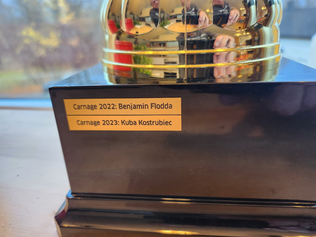 Who will be the next to decorate the 2d6 Trophy? 

Only 9 days until we find out :)

#Spillforeningen2d6  <a href="/AosNorway/">AosNorway</a>