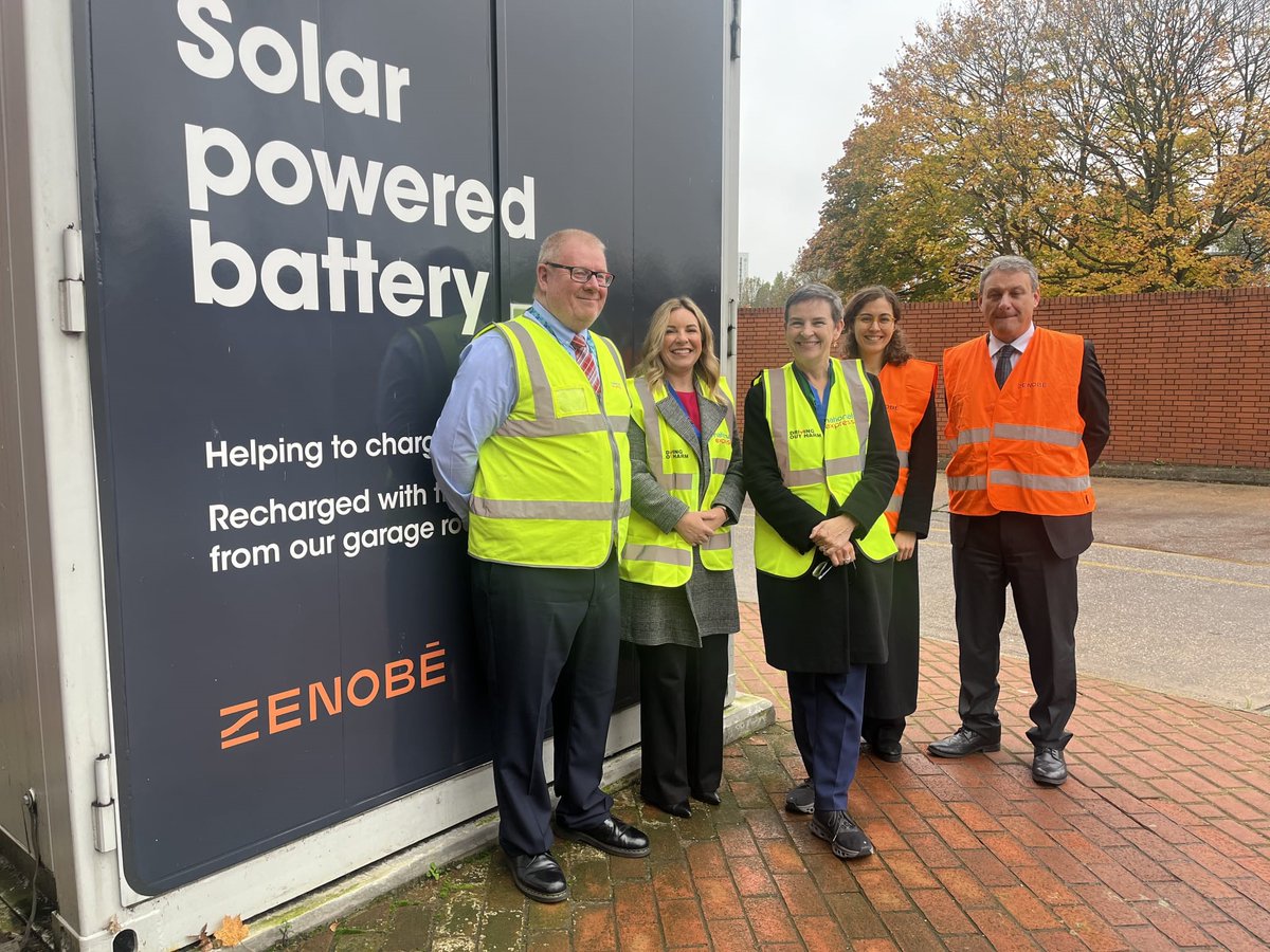 I visited Coventry bus depot this morning with <a href="/nationalexpress/">National Express</a> and <a href="/ZenobeEnergy/">Zenobe Energy</a>. Fascinating to hear how they partnered to deliver Coventry's beautiful, all-electric bus fleet, made by Alexander Dennis in Scotland, and the huge changes they made to clean up the air in our city.