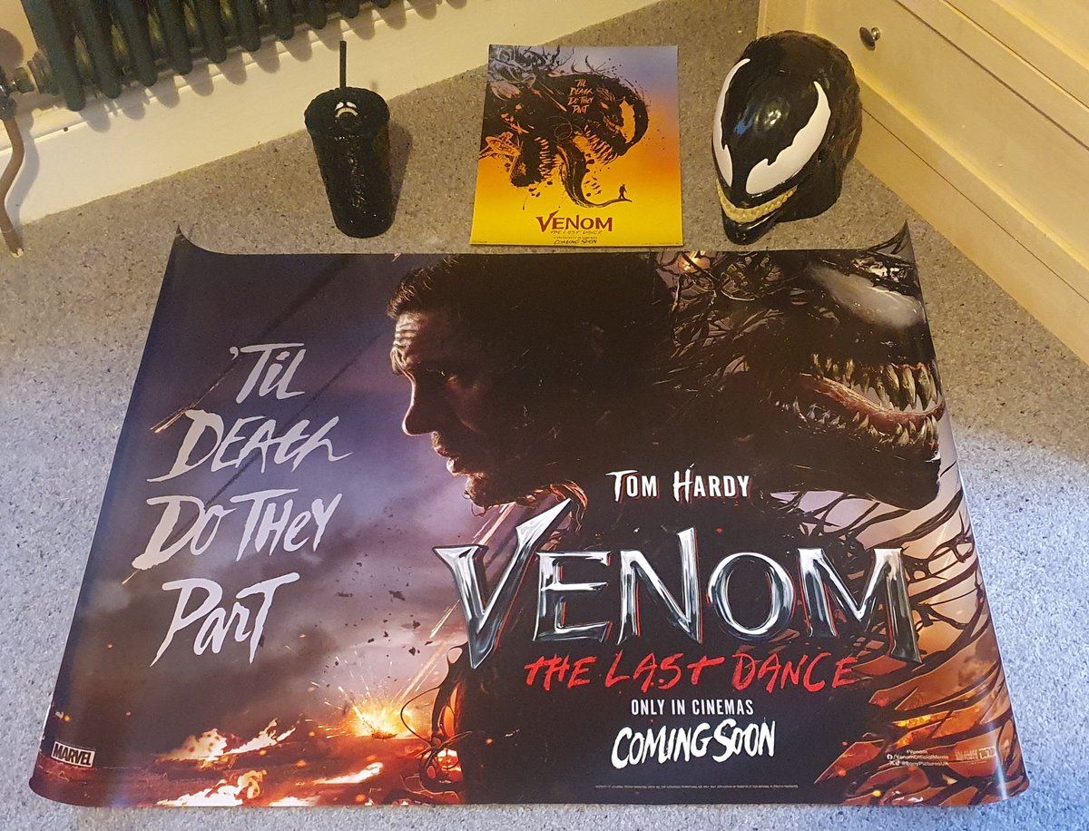 Ben_W_'s tweet image. Venom posters and merch! 😀
🍿🥤🦍
#VenomTheLastDance
#ODEON 
#AMC
