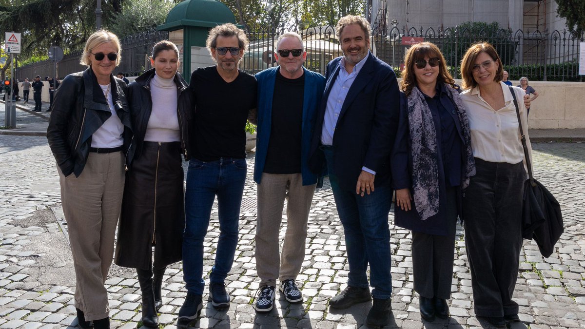 romecityoffilm's tweet photo. The first stage of #MonumentiSonori was presented this morning during #RomeFilmFest and the other five monuments will be distributed throughout the city and will be unveiled in the coming months, with a programme running until November 2025>>https://t.co/wUgknM02vk https://t.co/lB0JymnOBL