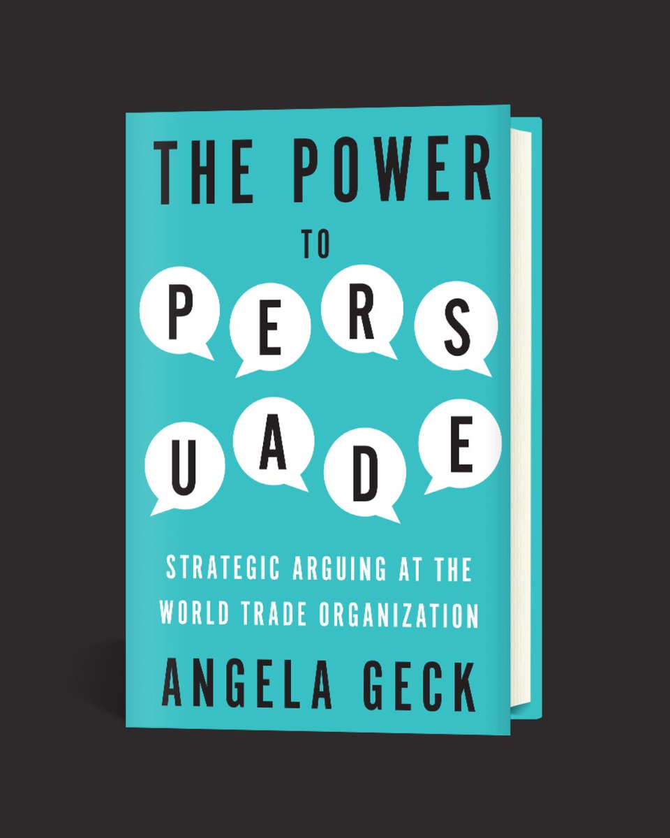 New in #InternationalRelations! Discover The Power to Persuade, a “compelling and groundbreaking exploration into the complex dynamics of persuasive power in the World Trade Organization.” Learn more: bit.ly/3Yr0p2W 
<a href="/ErinHannah2/">Prof. Erin Hannah</a> <a href="/WesternU/">Western University</a> <a href="/UniFreiburg/">Universität Freiburg</a> #PoliticalScience