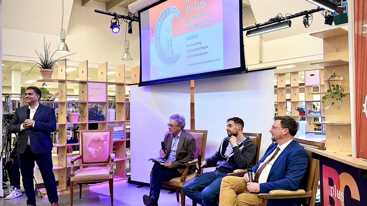 Compier_MD's tweet photo. Yesterday I participated in a program of @WareIslamNL on relations of the founding of the Netherlands with the Muslim world in the 16th c. With Armand Sag and prof. @GerardWiegers, chaired by prof. Umar Ryad. It showed the Ottoman Empire actively supported Protestant Christians! https://t.co/K42ca9f1uP