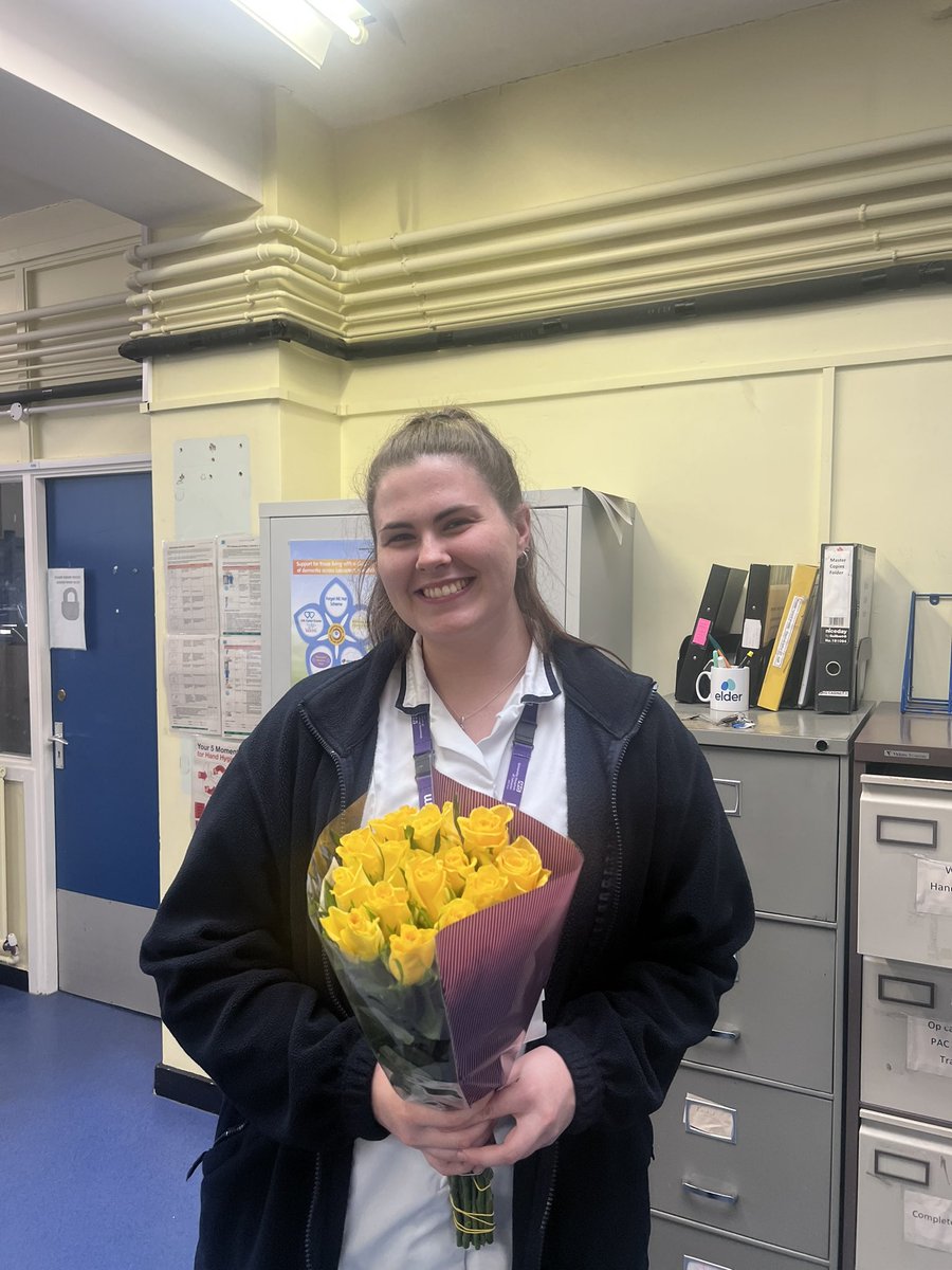 Last day with our brilliant band 5 physio Gina! She kindly extended her time here to support the service.
All the best on your next rotation 💙