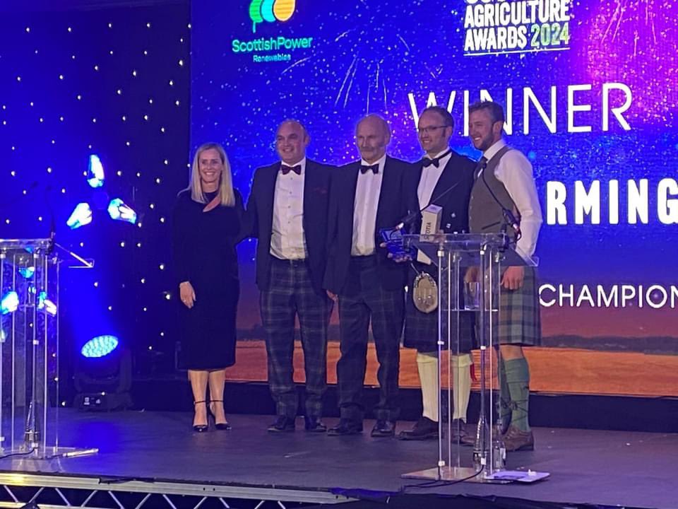 Well done to <a href="/The_RHASS/">RHASS</a>,
<a href="/scottishfarmer/">The Scottish Farmer</a>, <a href="/AgriScot/">AgriScot</a> and the irrepressible Cammy Wilson of The Sheep Game for a simply superb night of celebrating many of the exceptional people who make our Scottish farming community so special. We are hugely grateful that RSABI was chosen as the
