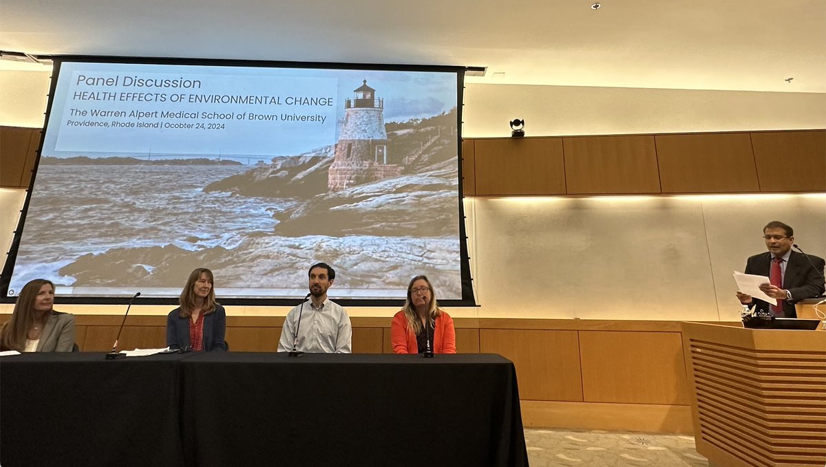 Advance RI-CTR (@advance_ctr) on Twitter photo To conclude the 2024 IDeA Symposium, a panel discussion on "Health Effects of Environmental Change" was moderated by <a href="/GChoudharyMD/">Gaurav Choudhary</a> and our distinguished panelists spoke on the impacts of #climatechange and the ways they are working towards #sustainablesolutions in RI To conclude the 2024 IDeA Symposium, a panel discussion on "Health Effects of Environmental Change" was moderated by <a href="/GChoudharyMD/">Gaurav Choudhary</a> and our distinguished panelists spoke on the impacts of #climatechange and the ways they are working towards #sustainablesolutions in RI