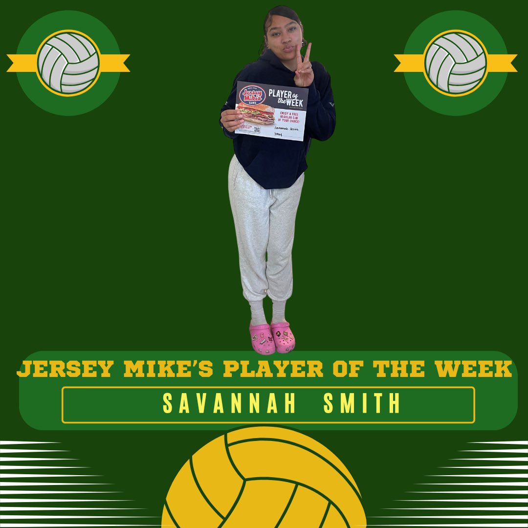 Congratulations to Jared Romero and Savannah Smith as our Jersey Mike’s Players of the Week.