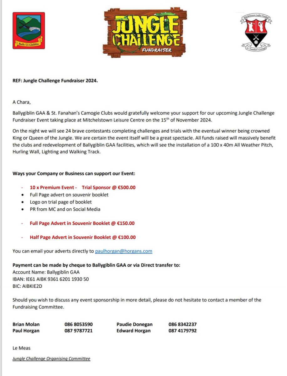 Ballygiblin GAA tweet media