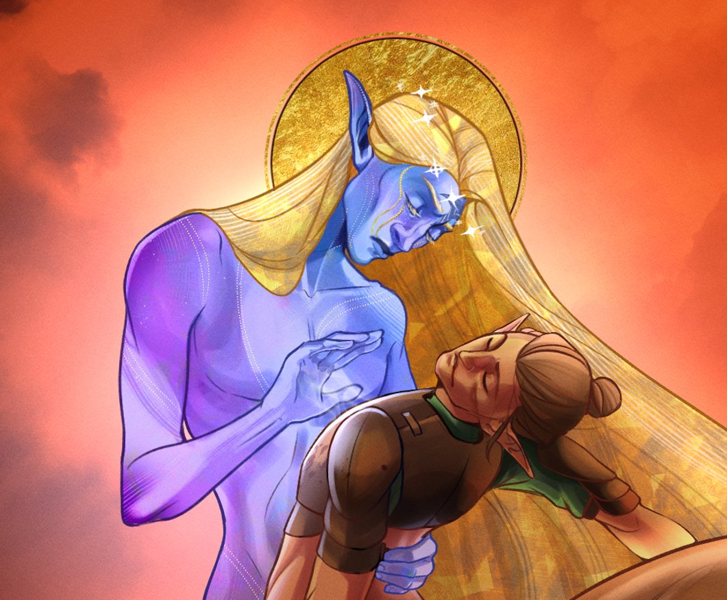 Centaurs of the Archheart

My piece for <a href="/ExandriaArtists/">Artists' Guild of Exandria</a>'s End of an Age: Calamity project
#CriticalRoleFanart #AGEcalamity