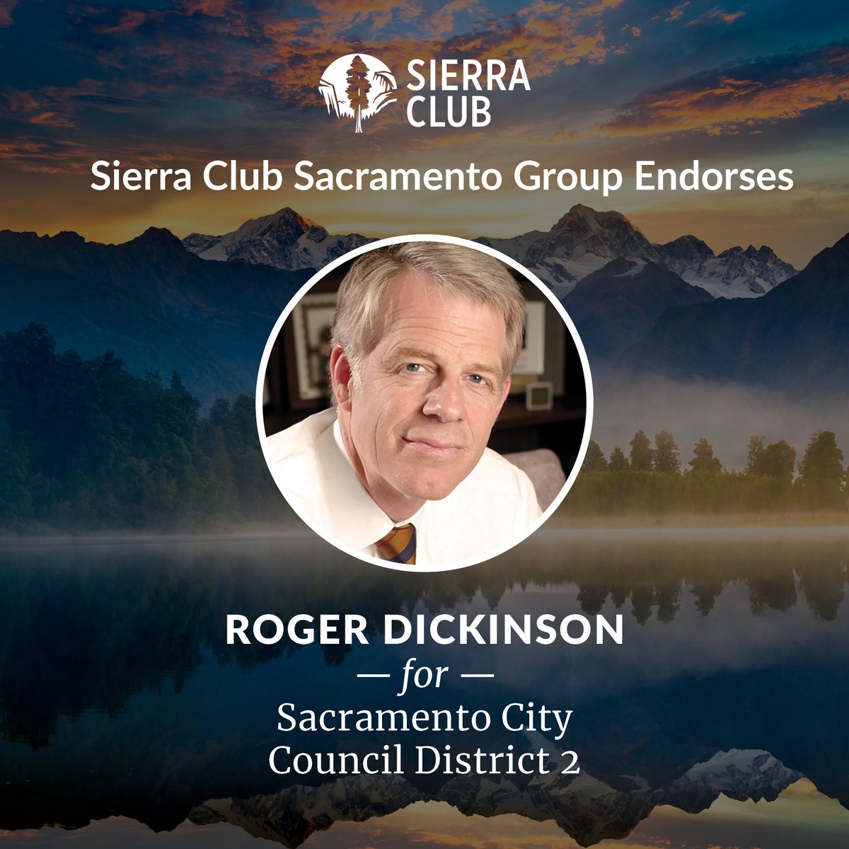 Roger Dickinson's environmental advocacy includes authoring SB 852 &amp; SGMA and strong support for ABs 6, 7, 894, &amp; 2097. He is the best choice for Sacramento City Council District 2.

sierraclub.org/mother-lode/sa…

#rogerdickinson #dickinson4sacramento #sacramentocitycouncil #district2
