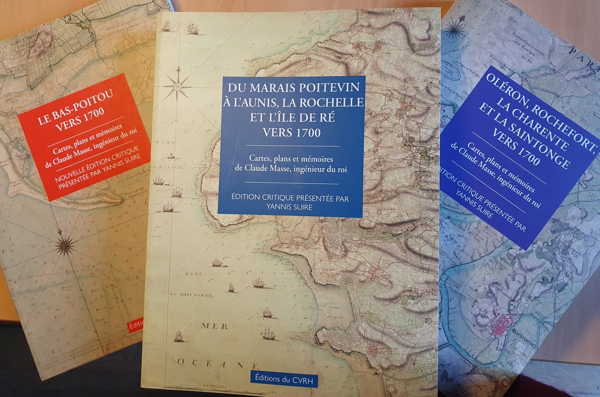 CVRHVendee's tweet photo. L'intégrale des #cartes , plans, #mémoires par l'ingénieur du roi Claude Masse vers 1700.
Tte la côte #Atlantique et son arrière-pays.
5 vol. par #YannisSuire, #chartiste conservateur du patrimoine directeur CVRH
#louisXIV #ancienregime #cartographie
#mer #paysbasque #gironde https://t.co/6cZILdcXc6