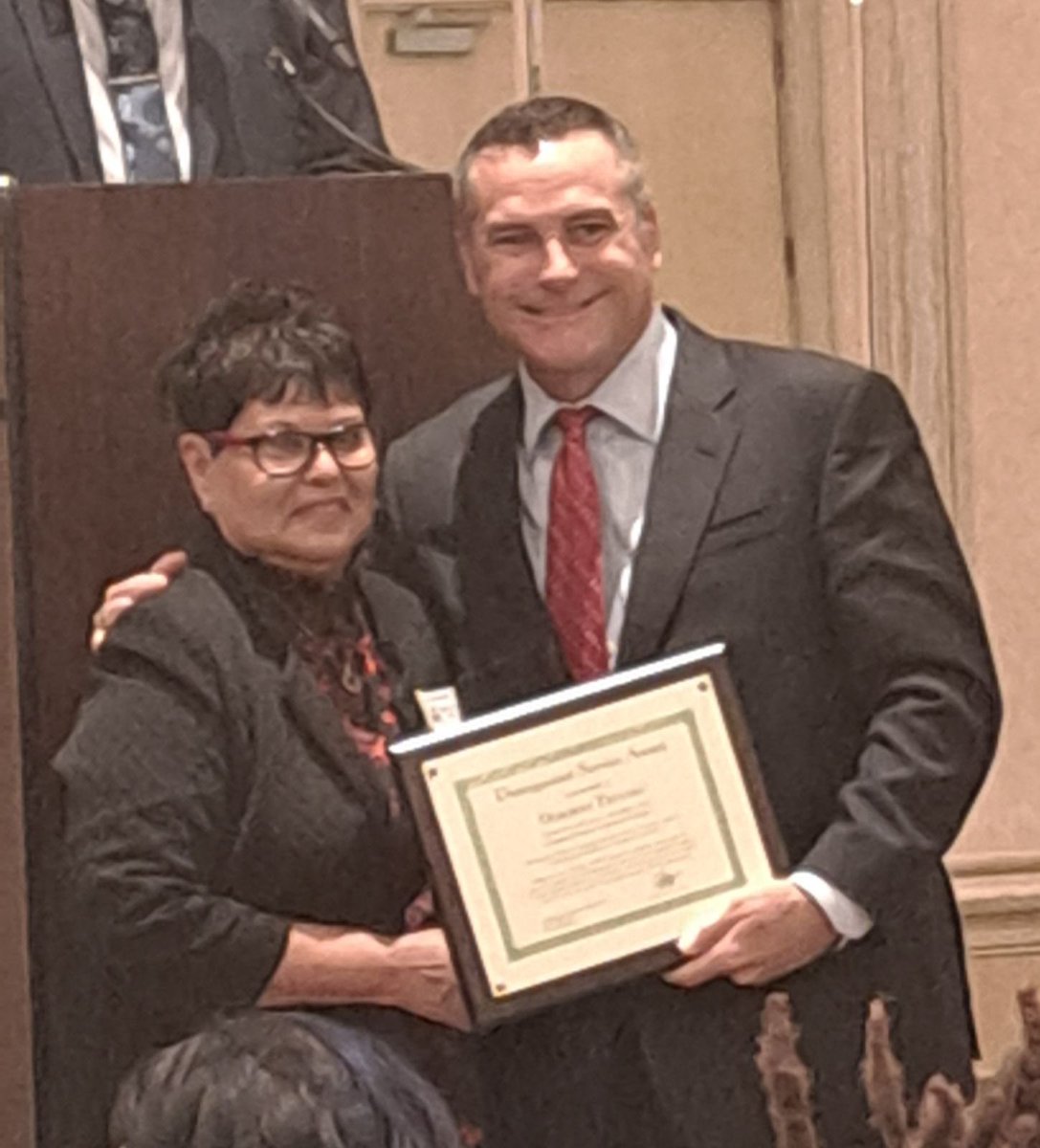 HTF394's tweet image. The Mayor's Annual Volunteer Breakfast.  Talina Cisneros, Outstanding Youth Volunteer &amp;amp; Deborah Trevino Mayor's Distinguishd Service Award