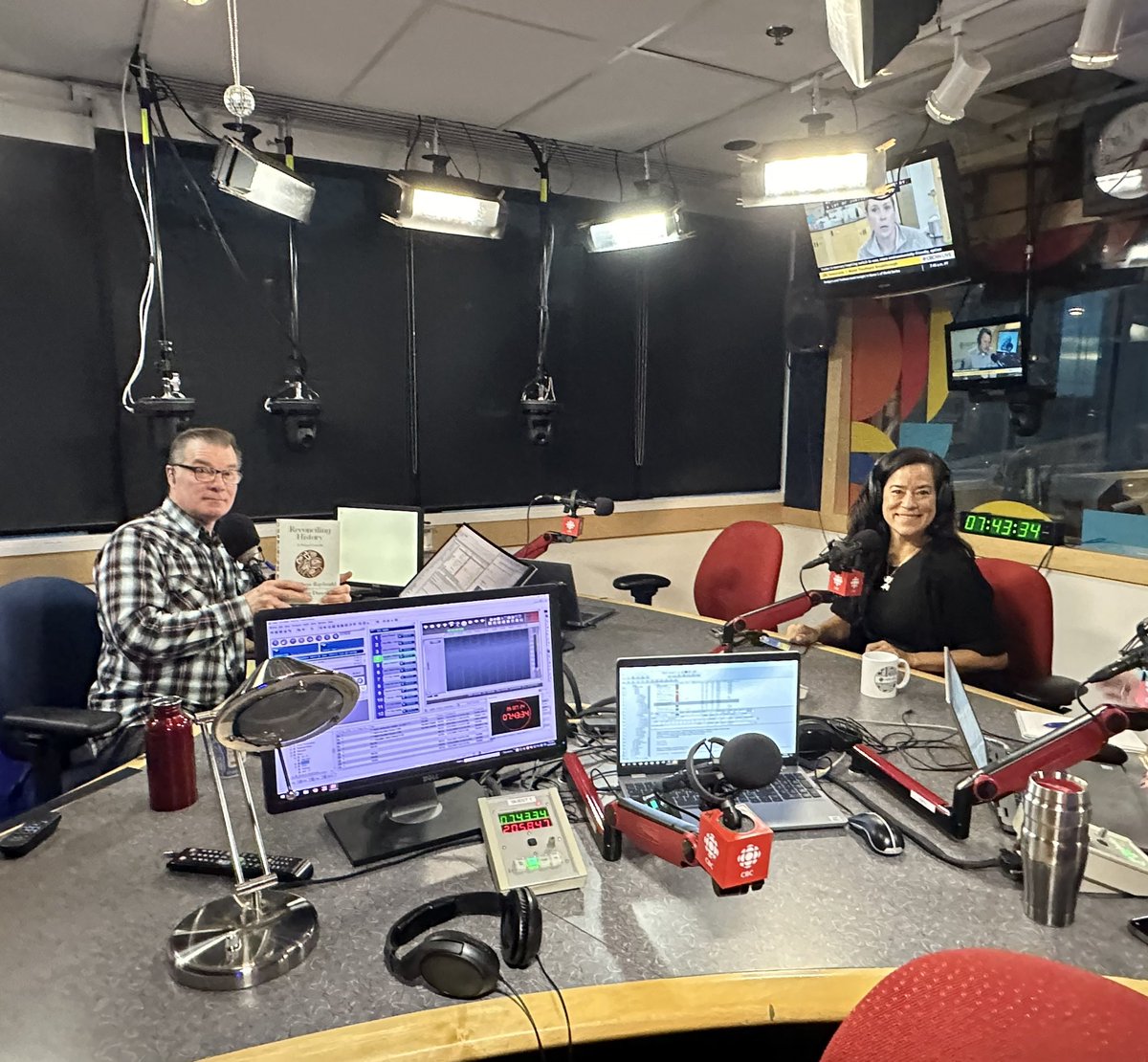 Former Justice Minister &amp; Attorney General of Canada <a href="/Puglaas/">Jody Wilson-Raybould (JWR), PC, OBC, KC 王州迪</a> in studio with us today talking about her new book, reconciliation, and the federal Liberal leadership <a href="/CBCEarlyEdition/">CBCEarlyEdition</a>