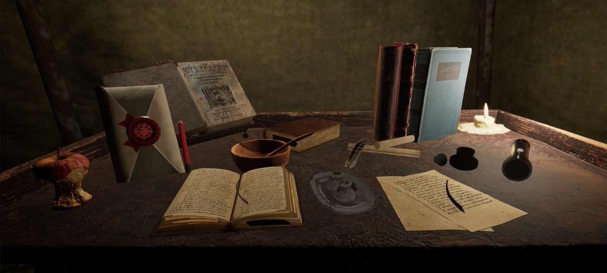 🔍 It's #FollowFriday, adventurers! Dive deeper into the mystery  with a new look at the professor's desk and his  writings at his camp in The Forgotten Forest. What secrets lie within his notes? 🕯️✍️

Play the DEMO and #wishlist now! store.steampowered.com/app/2995420/Te… #IndieDev #GameDev