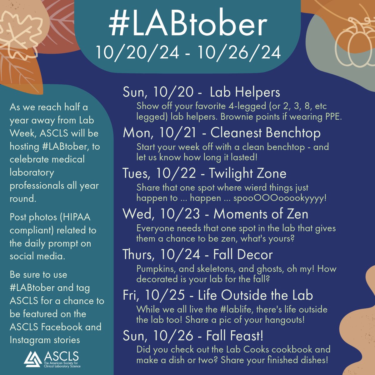 Who says you can only see your lab friends in the lab? While we all live the #lablife, there's life outside the lab, too. Share a pic of your hangouts. #LABtober #IamASCLS #Lab4Life