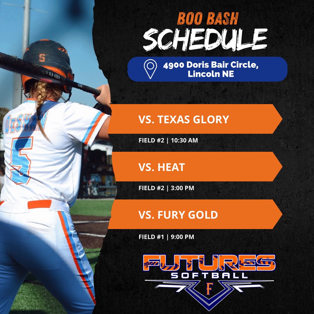 This weekend is our last tournament of fall ball and we’re finishing our season at the Boo Bash in Lincoln, NE. I’m excited for another opportunity to play the game I love with all my favorite people, but sad because I’m one season closer to the next chapter. #gofututures