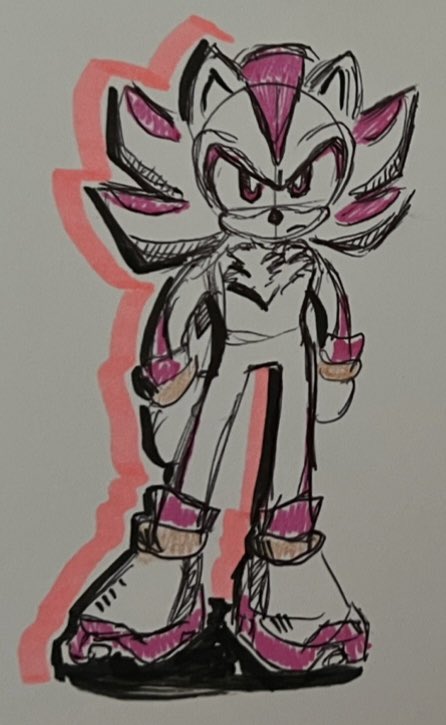 KnightKami27's tweet photo. Pink Shadow #ShadowTheHedgehog https://t.co/C3N9SySl00