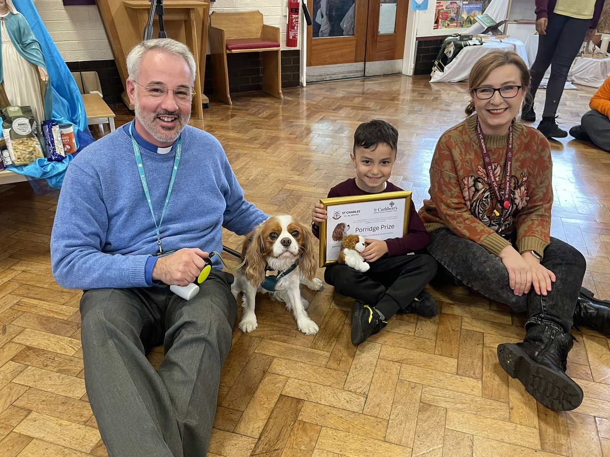 Such a fabulous last day of half term which began with harvest festival and ended with our newest Porridge Prize winner.