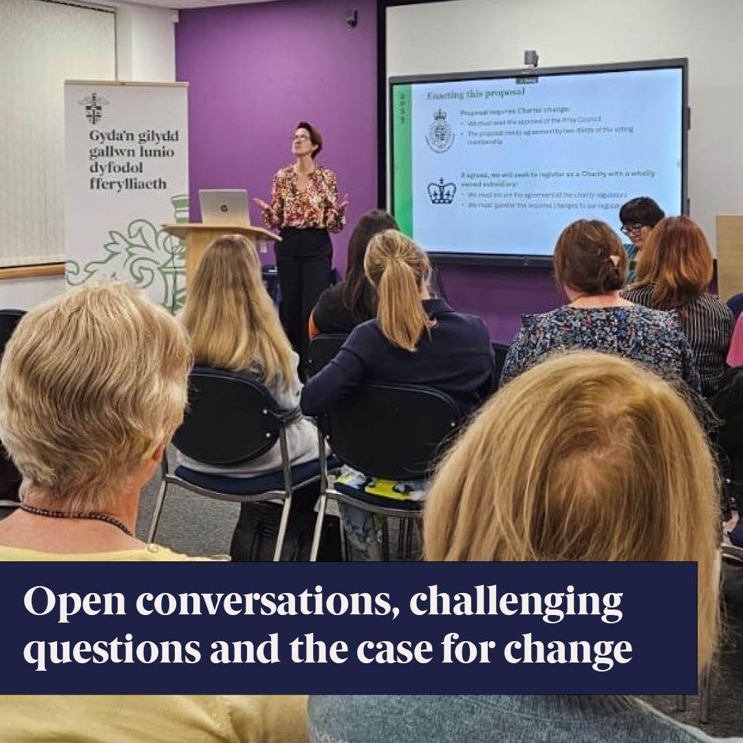 rc_pharm's tweet photo. 'Open conversations, challenging questions and the case for change', RPS President Professor Claire Anderson shares reflections from our Roadshow events so far as we seek to become a Royal College.

Read about our journey and next steps: https://t.co/DEq6QxdaxU @Clairewynn https://t.co/9lugFPVJwh