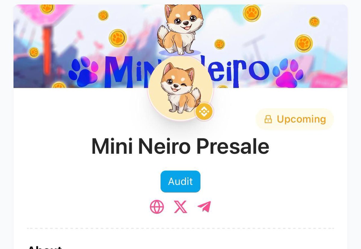 CoinCraze13's tweet photo. @cb_doge 🎢 The thrill of #MiniNeiro and @miniNeiro_bsc is unreal! This isn’t just a coin; it’s a movement that’s capturing everyone’s attention! Who’s in for the ride? 🌕 https://t.co/PvVKQpd7dc