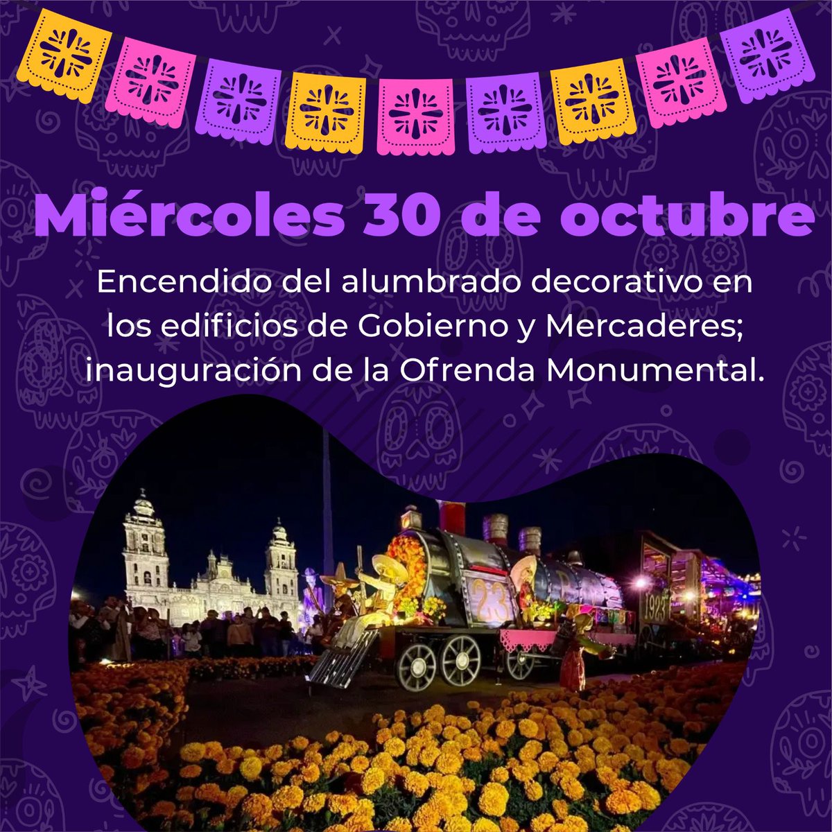 MarthaAvilaCDMX's tweet photo. #clarabrugada #gobiernocdmx #marthaavila #diputadalocal #díademuertos2024 #tradiciones #zocalo #iztapalapa #congresocdmx #morena #4T #distrito28 #catrinas #ofrenda #megaofrenda #centro #cdmx https://t.co/L4VVpnxoGu