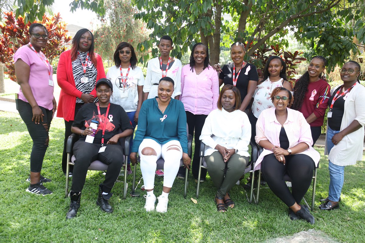 StandardGroupLc's tweet image. United in support of Breast Cancer Awareness Month! The Standard Group PLC Commercial Team under the leadership of Ms. Jackline Atieno, honors one of their own, Ms. Norah Beryl. Together we believe that, No One Should Face Breast Cancer Alone 💪💖
#BreastCancerAwarenessMonth