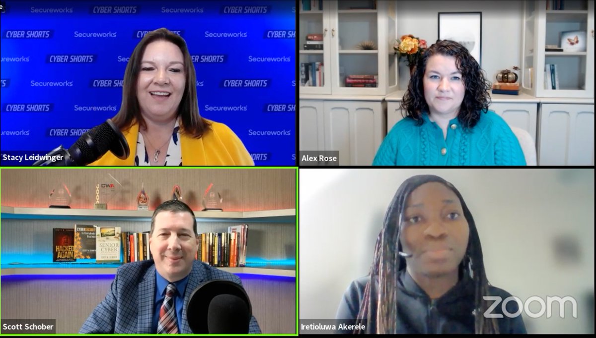 Secureworks State of the Threat Overview.. miss the live broadcast.. watch at the below link.

Cyber Shorts with Dr Iretioluwa Akerele, Scott Schober, Stacy Leidwinger and Alexandra R. discuss how threat actor takedowns are reshaping the ransomware landscape, the importance of